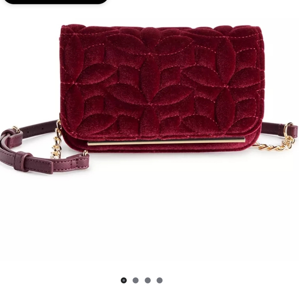 Draper James Minnie Quilted Crossbody Clutch Bag NEW